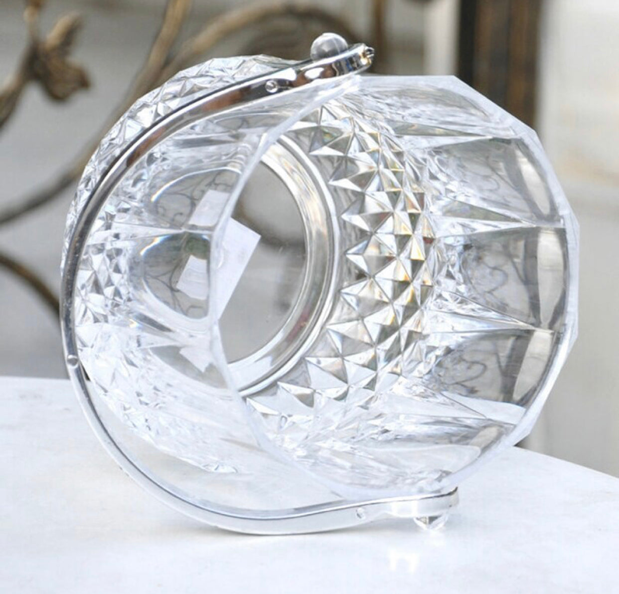 Glass Ice Bucket