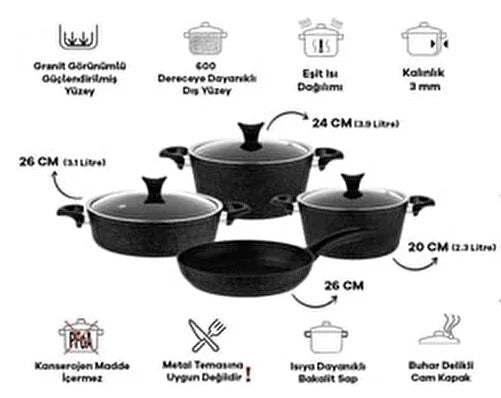 BERCAN Cookware Set