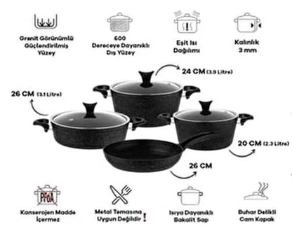 BERCAN Cookware Set
