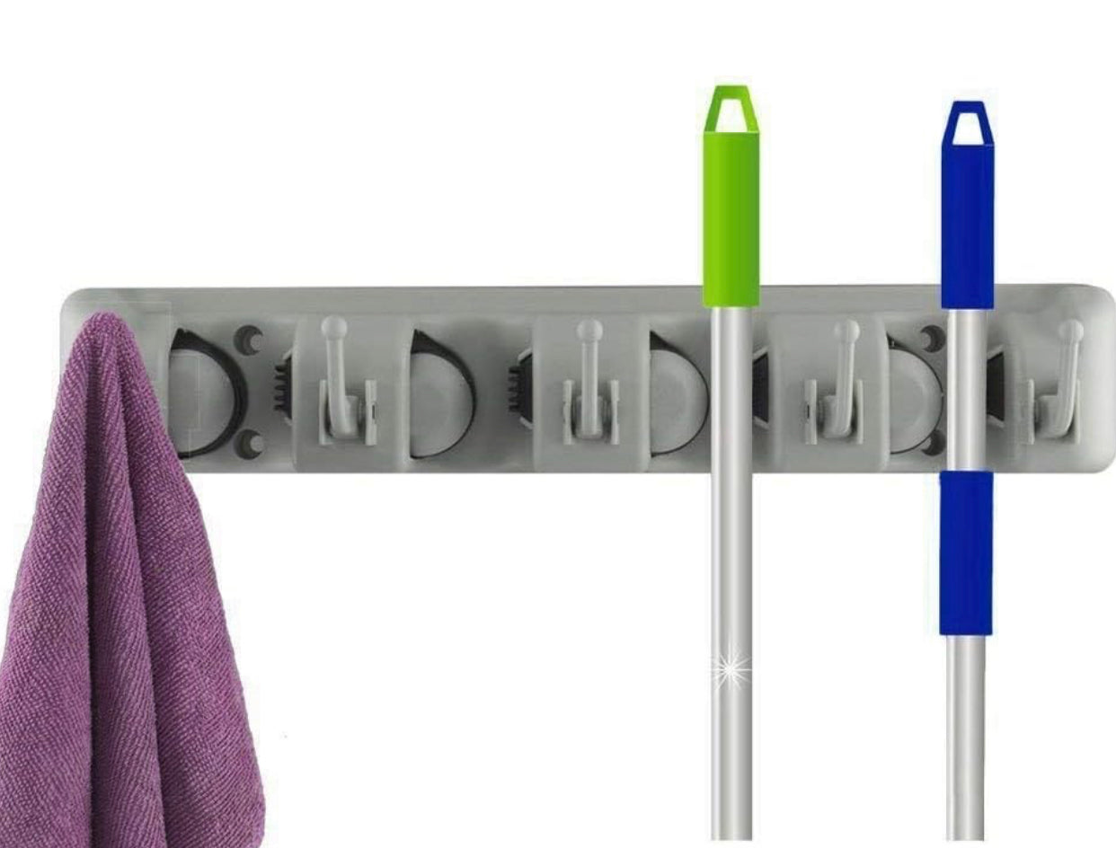 5-Slot Broom Holder