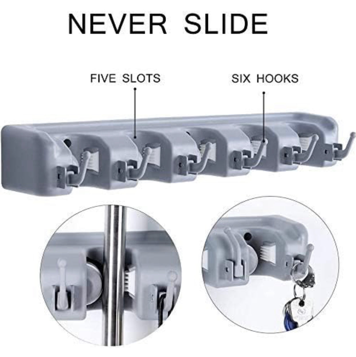 5-Slot Broom Holder