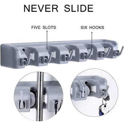 5-Slot Broom Holder
