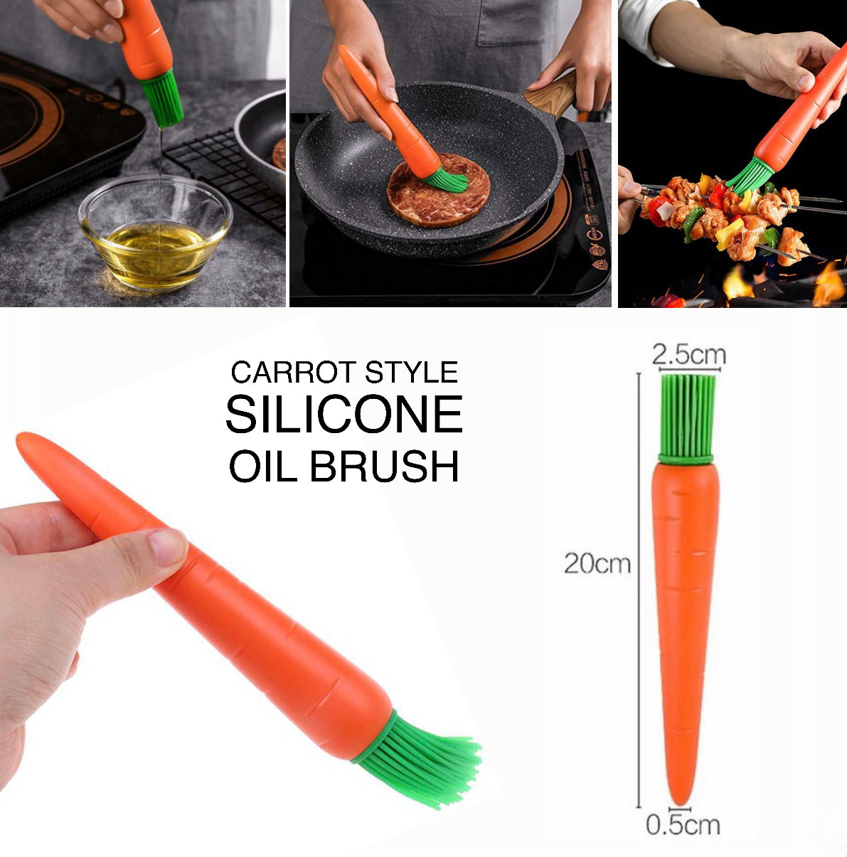 Carrot Oil Brush
