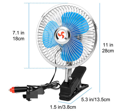 Car Clip Fan
