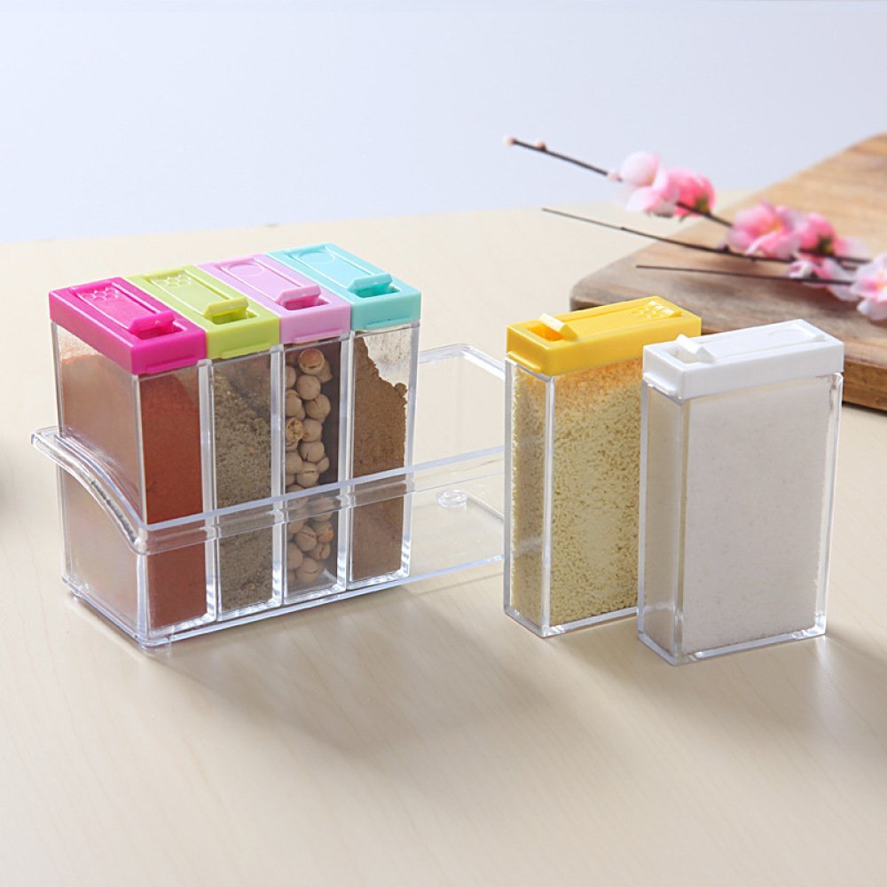 Colorful Spice Jars