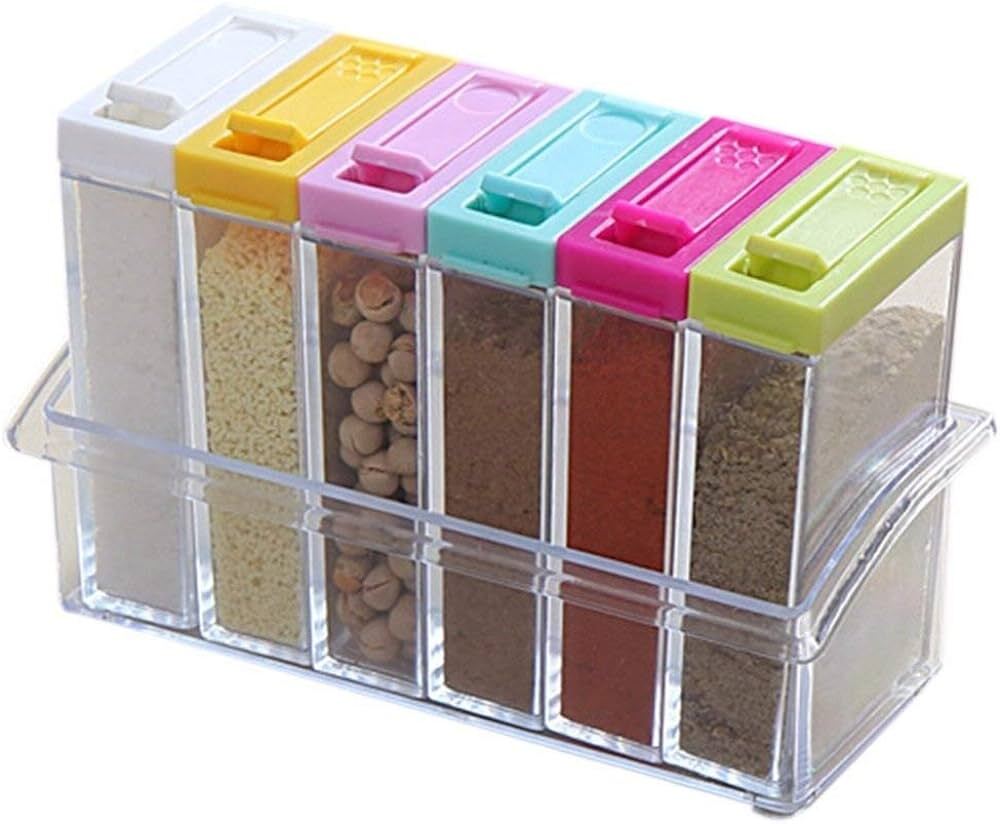 Colorful Spice Jars