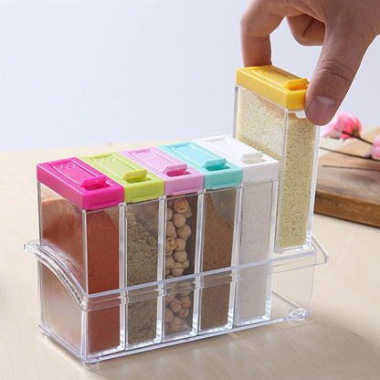 Colorful Spice Jars