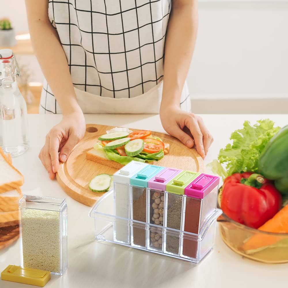 Colorful Spice Jars