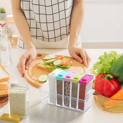 Colorful Spice Jars