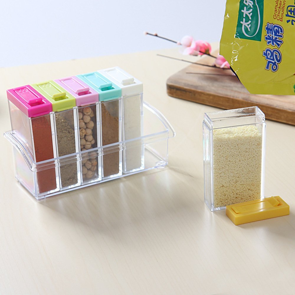 Colorful Spice Jars