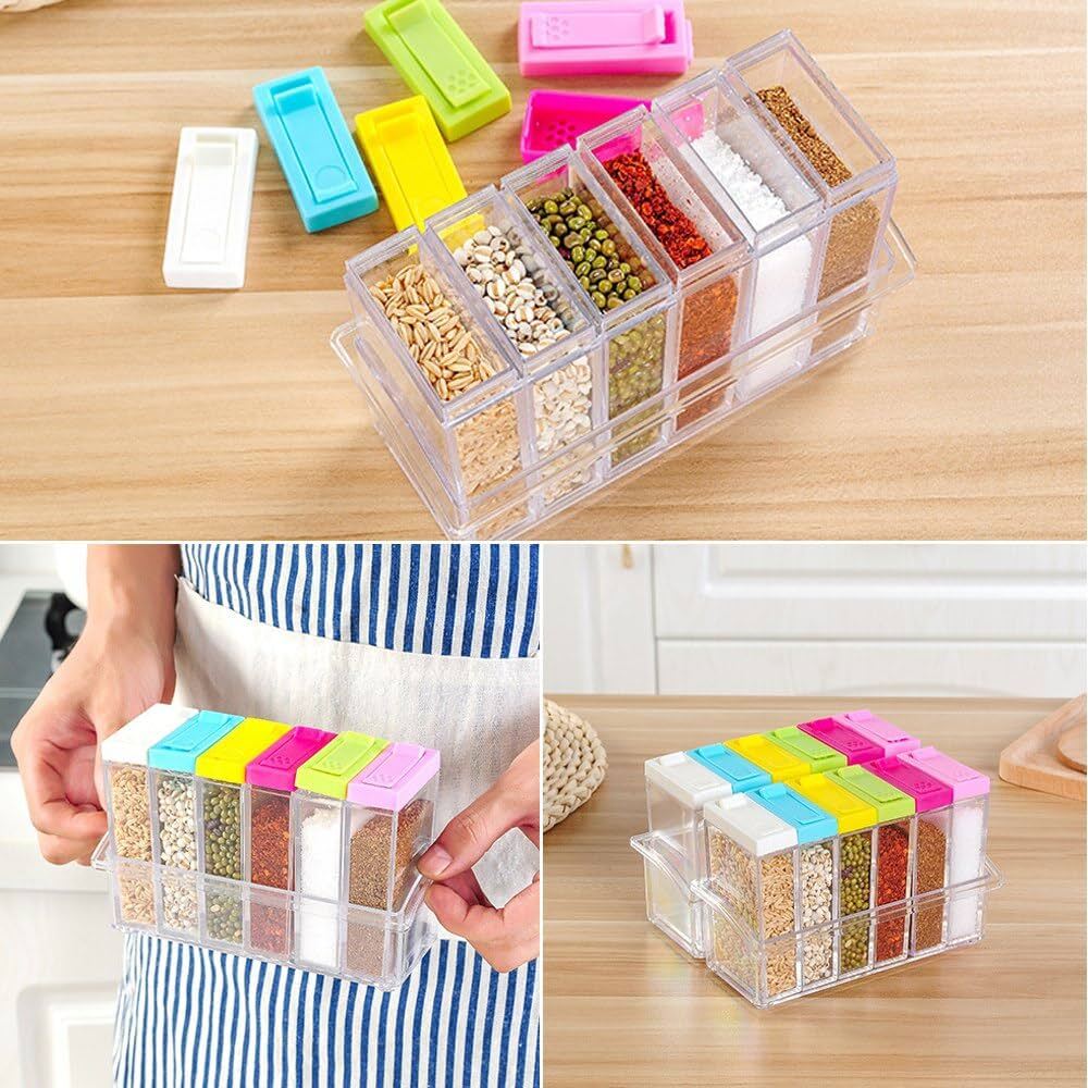 Colorful Spice Jars