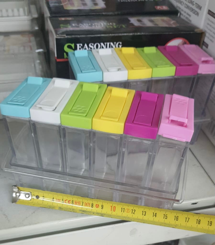 Colorful Spice Jars