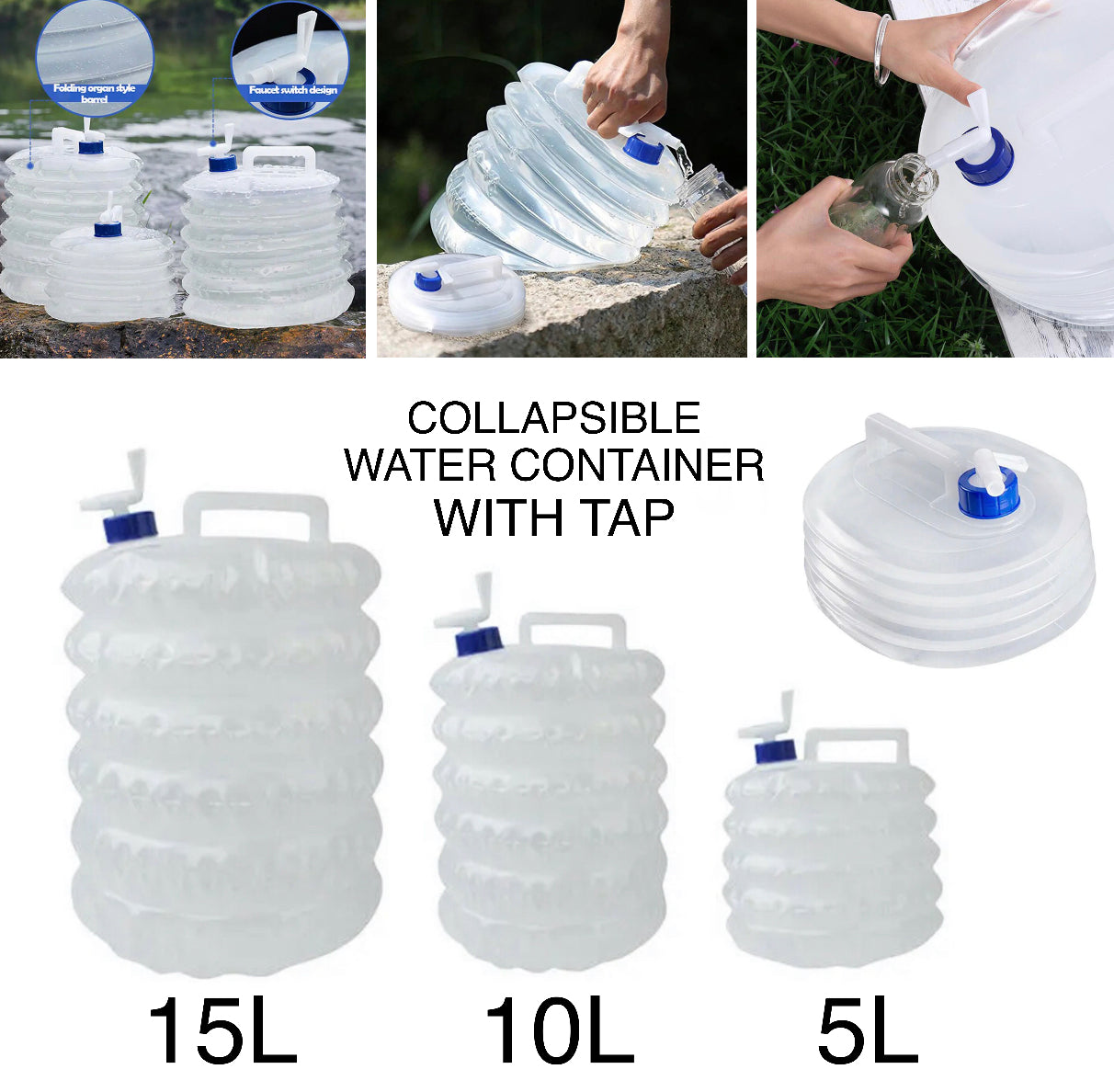 5L Collapsible Water Jug