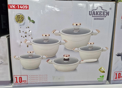 Cookware Set (VK-1409) - Gray