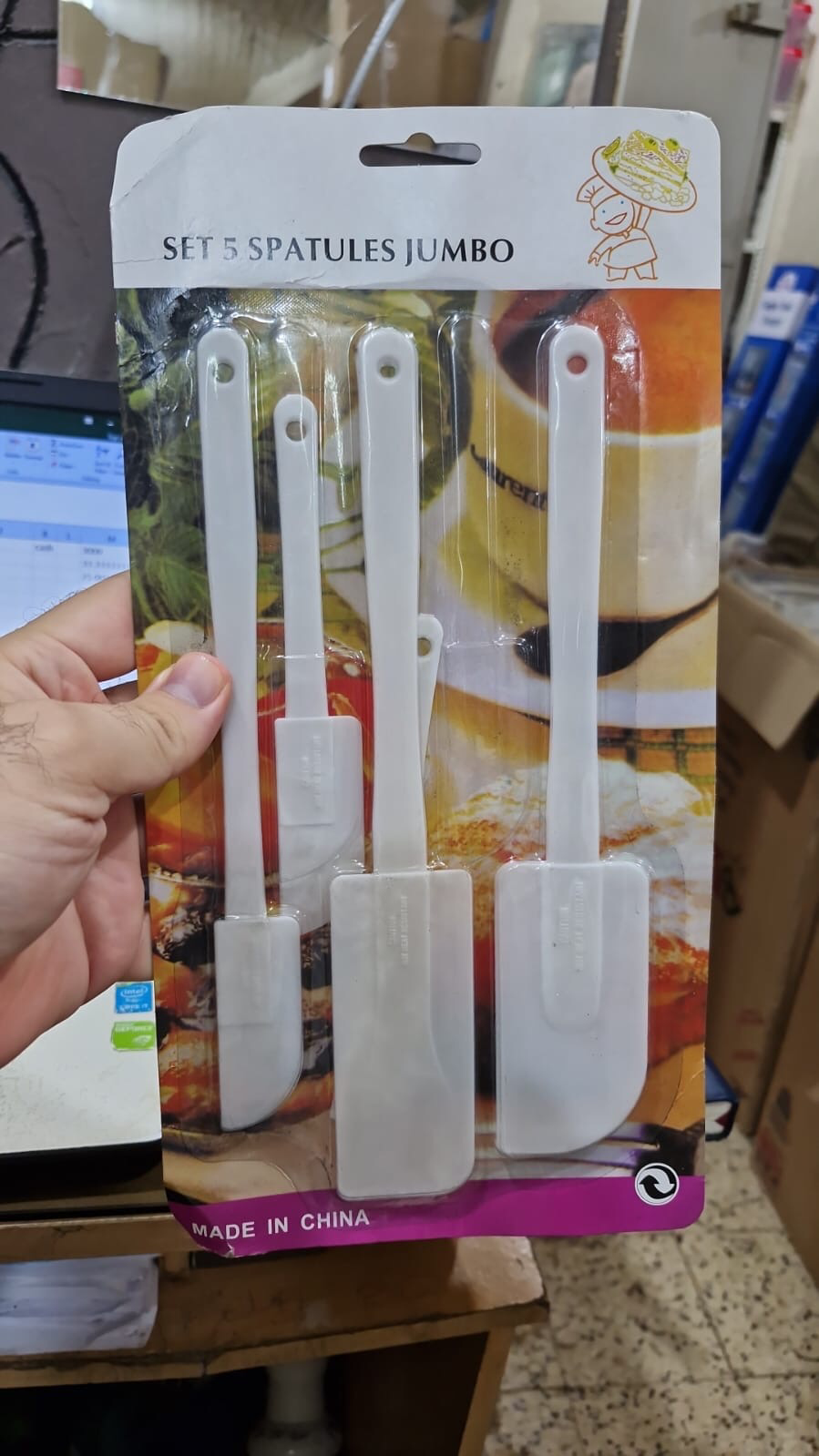 5-Pcs Plastic Spatula