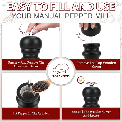 Wooden Pepper Grinder