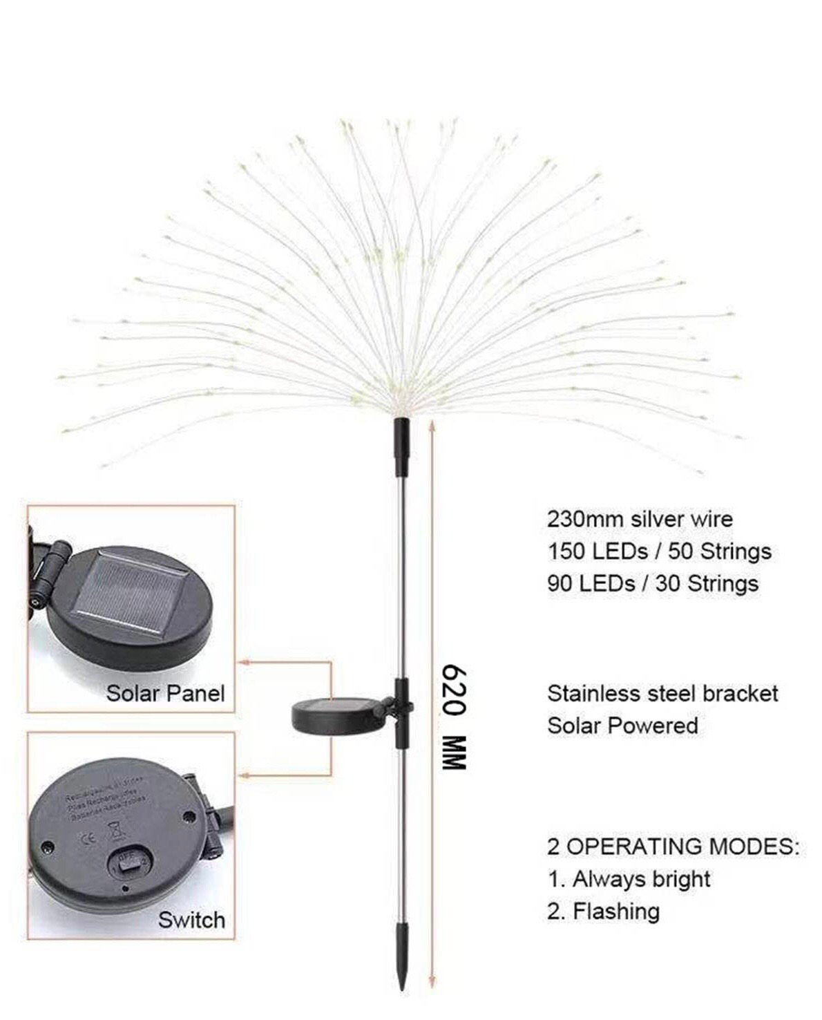 Solar Jellyfish Lights