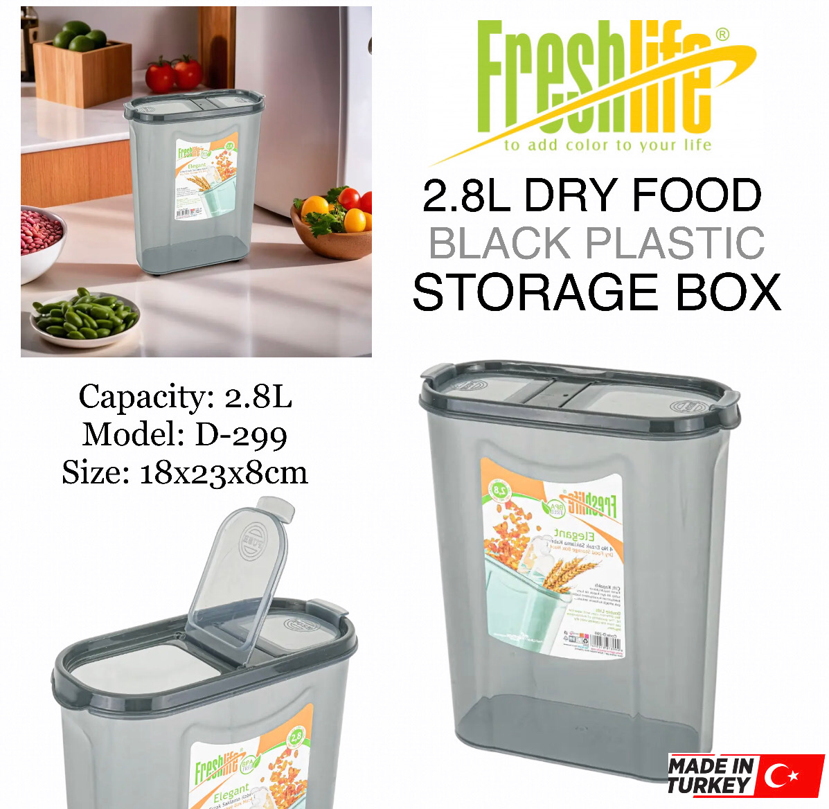 2.8L Storage Box