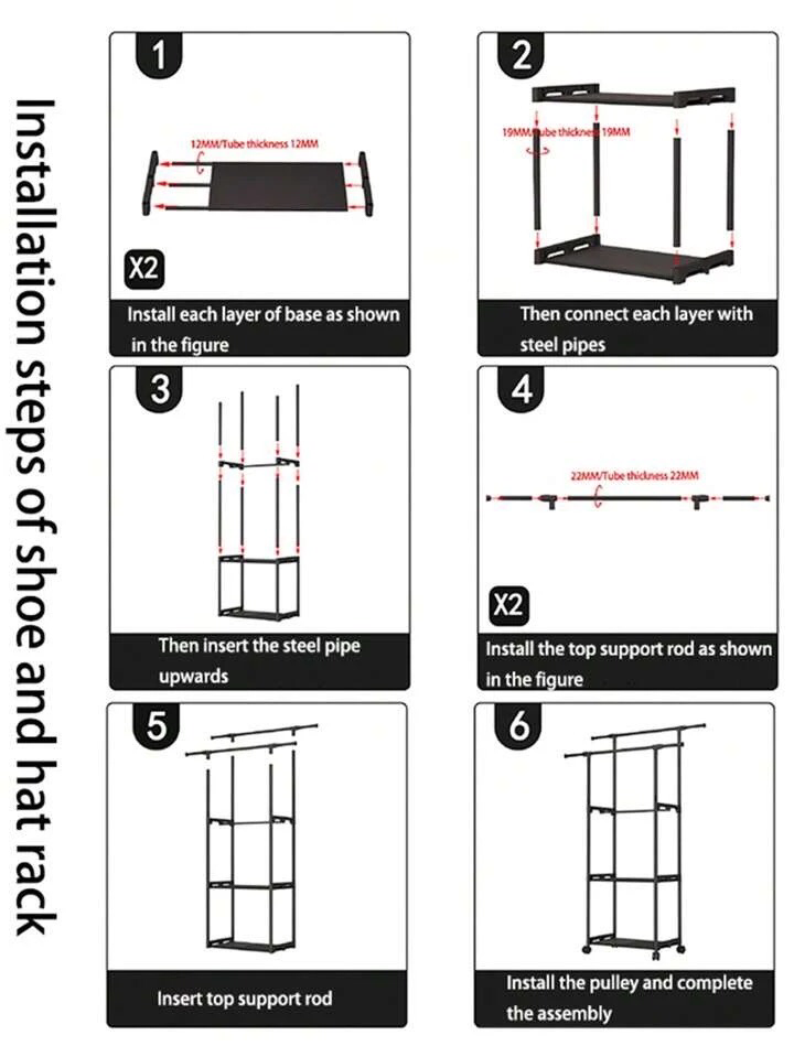 Double-Pole Rack