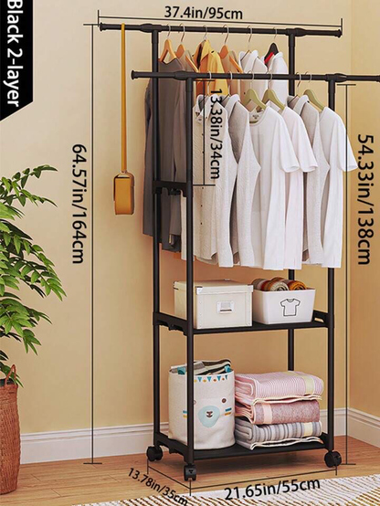 Double-Pole Rack