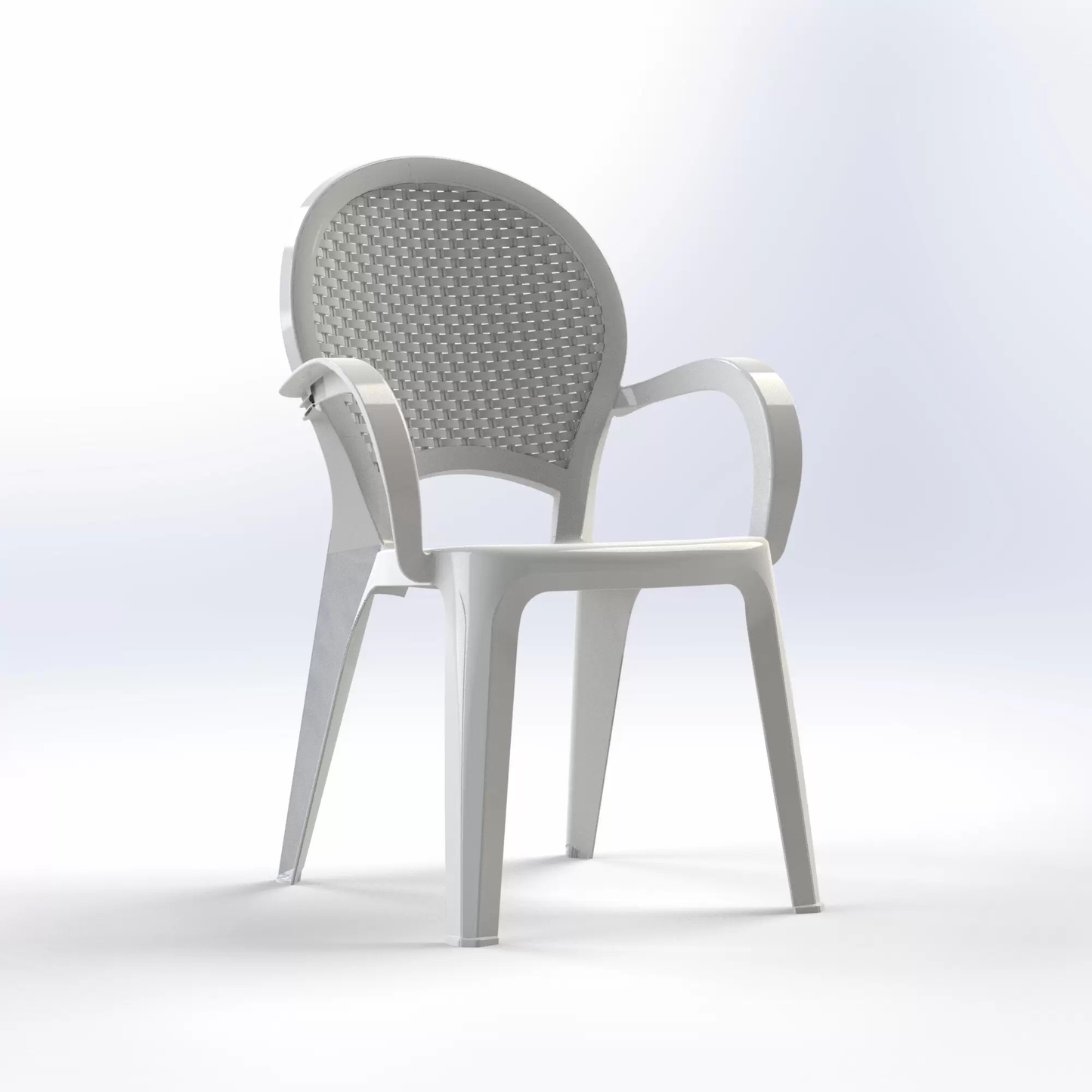 Rattan Back Chair