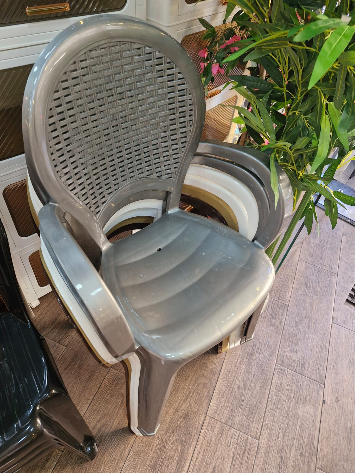 Rattan Back Chair