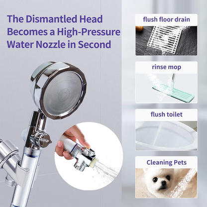 Silicone Back Shower Head