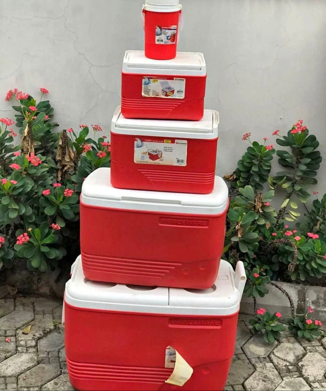 5-Pcs Cooler Set (Red)