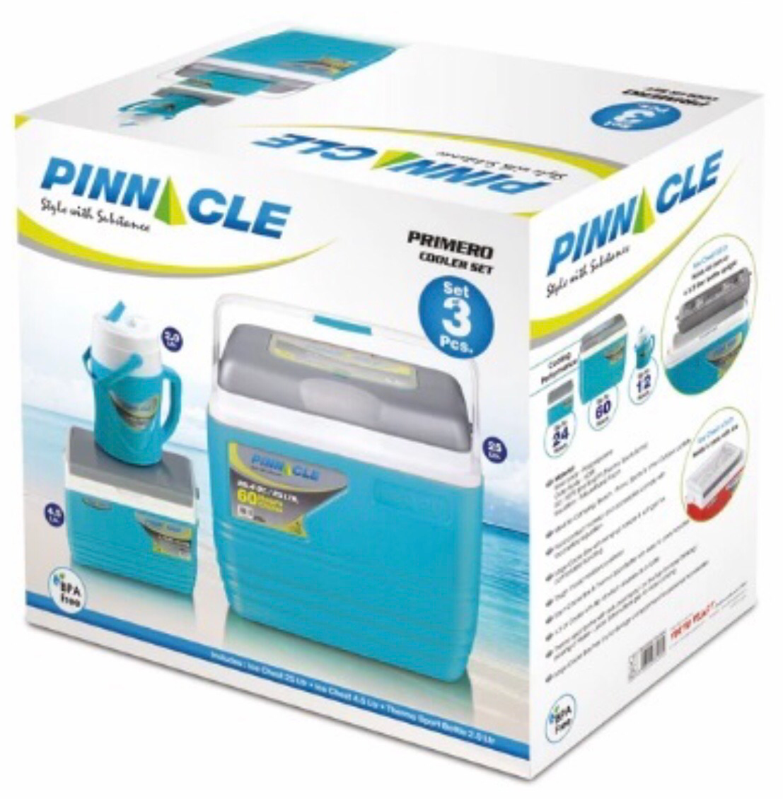 3Pcs Cooler Set (Blue)