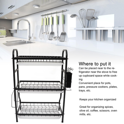 3-Tier Dish Rack