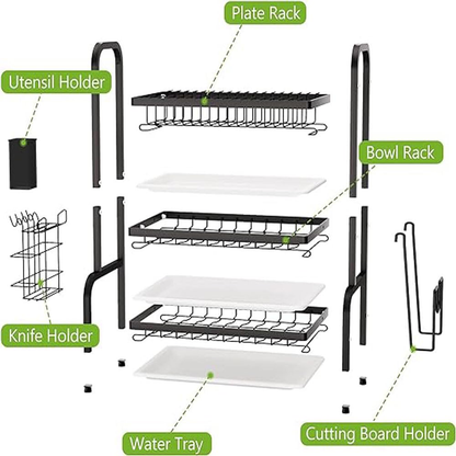 3-Tier Dish Rack