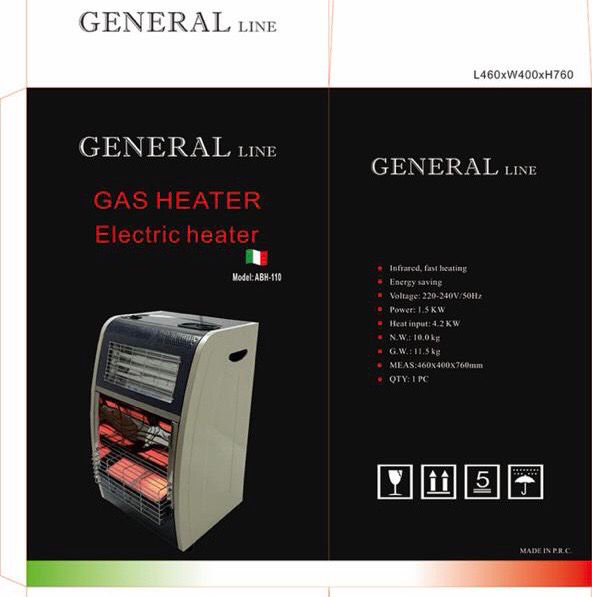Gas & Electric Heater (ABH-110)