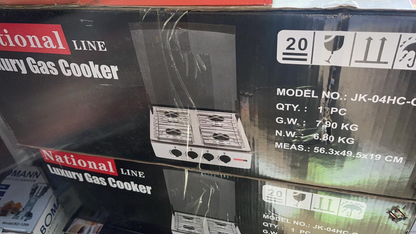 4-Burner Gas Cooker