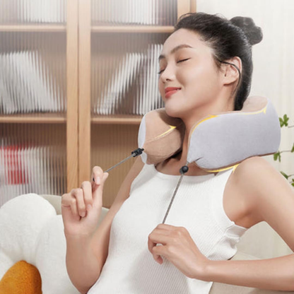 U-Shaped Massage Pillow- Pink