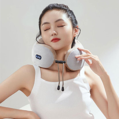U-Shaped Massage Pillow- Pink