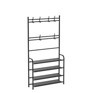 Coat/Shoe Rack (Black)