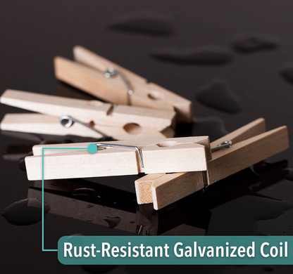 20-Pcs Wooden Pins