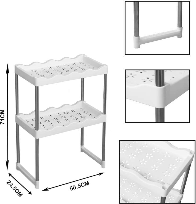 2-Tier Shelving Rack
