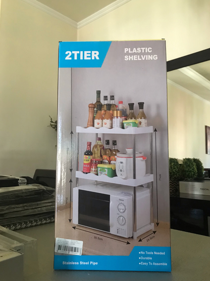 2-Tier Shelving Rack
