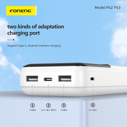 Powerbank 20000mAh (P62)