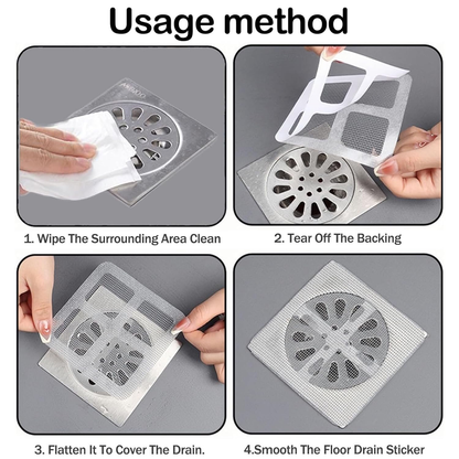 Drain Mesh Stickers