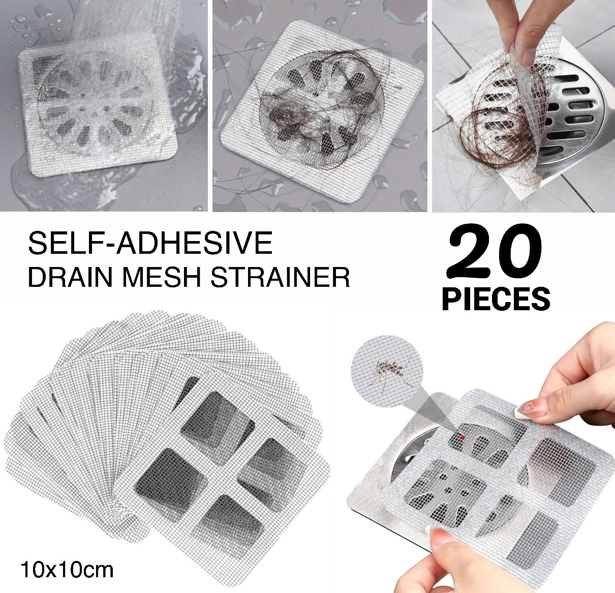 Drain Mesh Stickers
