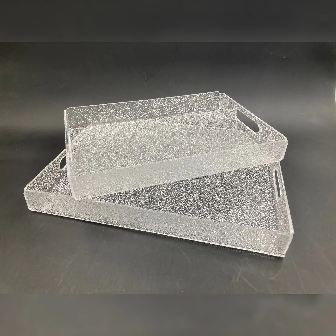 2-Pcs Acrylic Trays