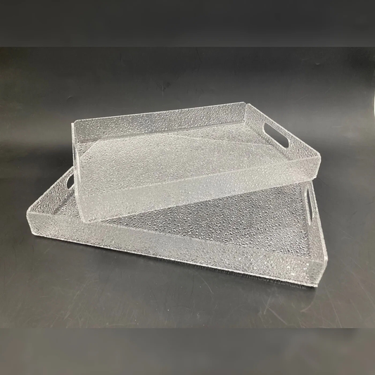 2-Pcs Acrylic Trays
