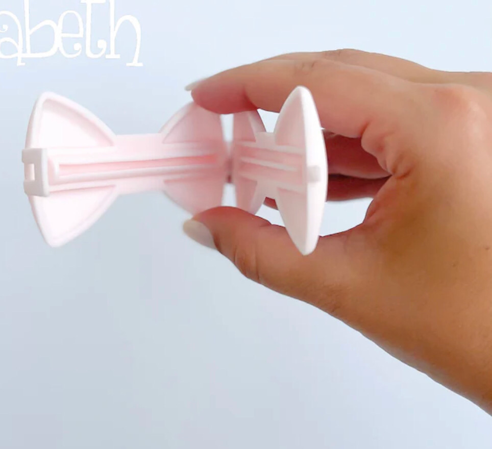 2-Pcs Bowtie Clips