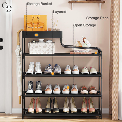 L-Shaped Rack (Black)