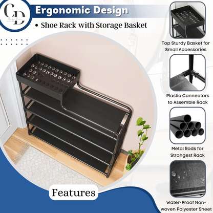 L-Shaped Rack (Black)