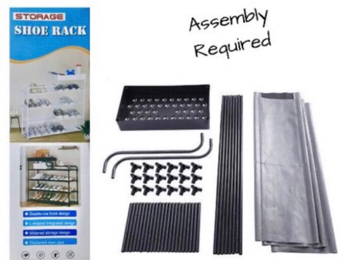 L-Shaped Rack (Black)
