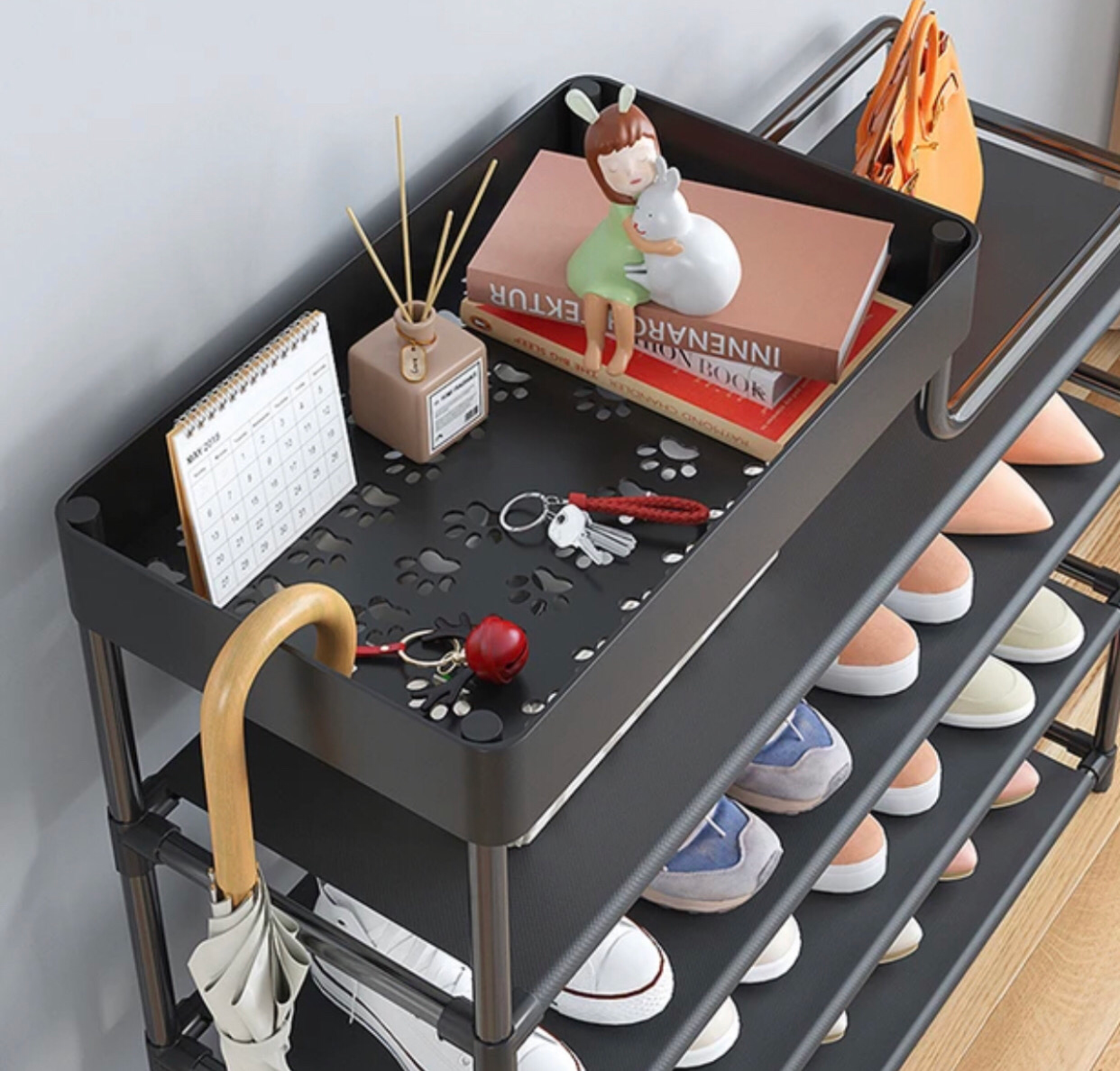 L-Shaped Rack (Black)
