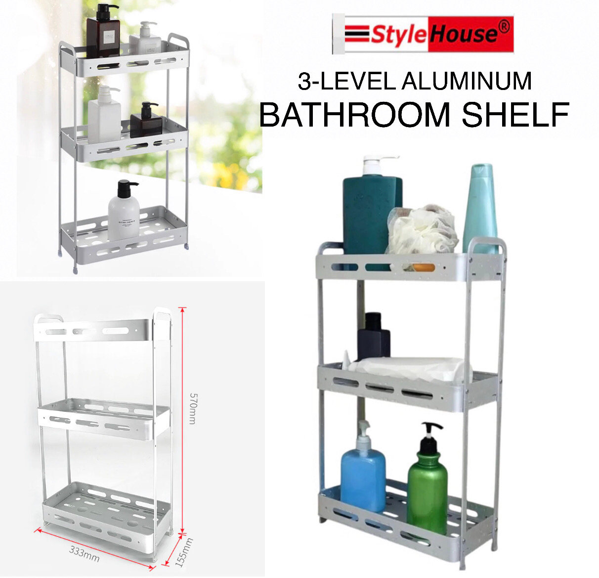 3-Level Shelf